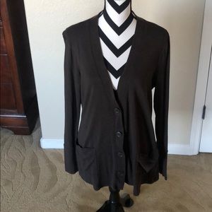 Gap XL brown cardigan.